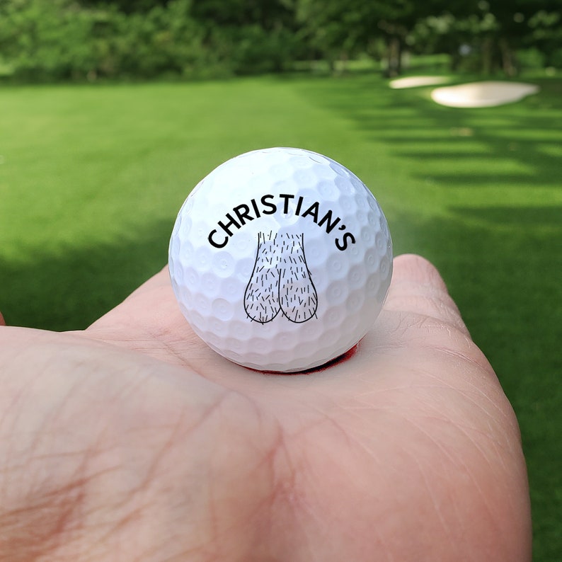 Deez Balls Personalized Golf Ball Custom Balls | Funny Golf Ball for Christmas Gift Stocking Stuffer Callaway Warbird Quality Ball image 1