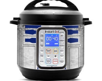 Instant Pot Wrap Cover, Decal, Vinyl, Sticker for 6 or 8 Quart | Fits InstaPot 6QT 8QT | Droid Star