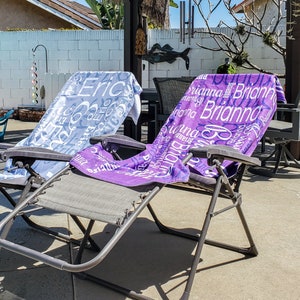 Personalized Beach Towel for Kids Adults Family Vacations Summer Fun | Create Lasting Memories with Our Custom Towels