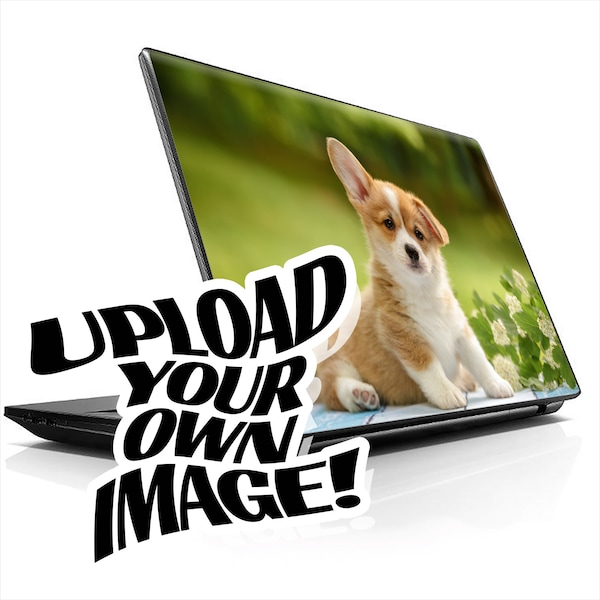 Custom Laptop Skin Upload Your Own Image - Decal Vinyl Wrap for 12" 13" 13.3" 14" 15" 15.4" 15.6 inch Laptops for Acer, HP, Lenovo, Asus