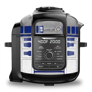 Ninja Foodi 8 Quart Wrap fits Deluxe Cooker Model FD402 LP3 Stainless Steel - Accessories Cover Sticker  | Droid Star