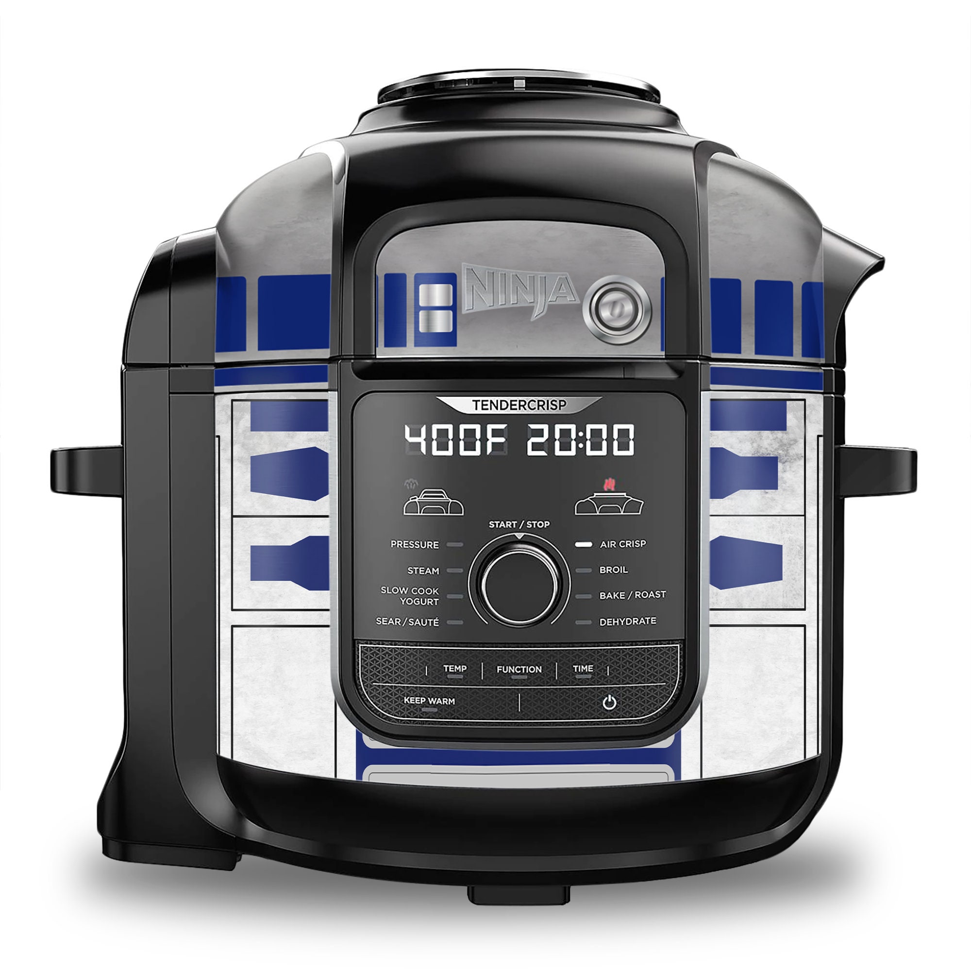 Ninja Foodi 8 Quart Wrap Fits Deluxe Cooker Model FD402 LP3 Stainless Steel Accessories Cover Sticker Droid Star - Etsy Ninja Foodi 8 Quart Wrap Fits Deluxe Cooker Model FD402 LP3 Stainless Steel Accessories Cover Sticker Droid Star - Etsy