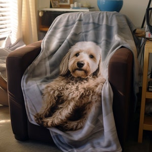 Cherish Your Furry Friends Personalized Pet Photo Blanket Create Your Own Customized Collage Blanket Up to 9 Pics Pet Lovers Christmas Gift