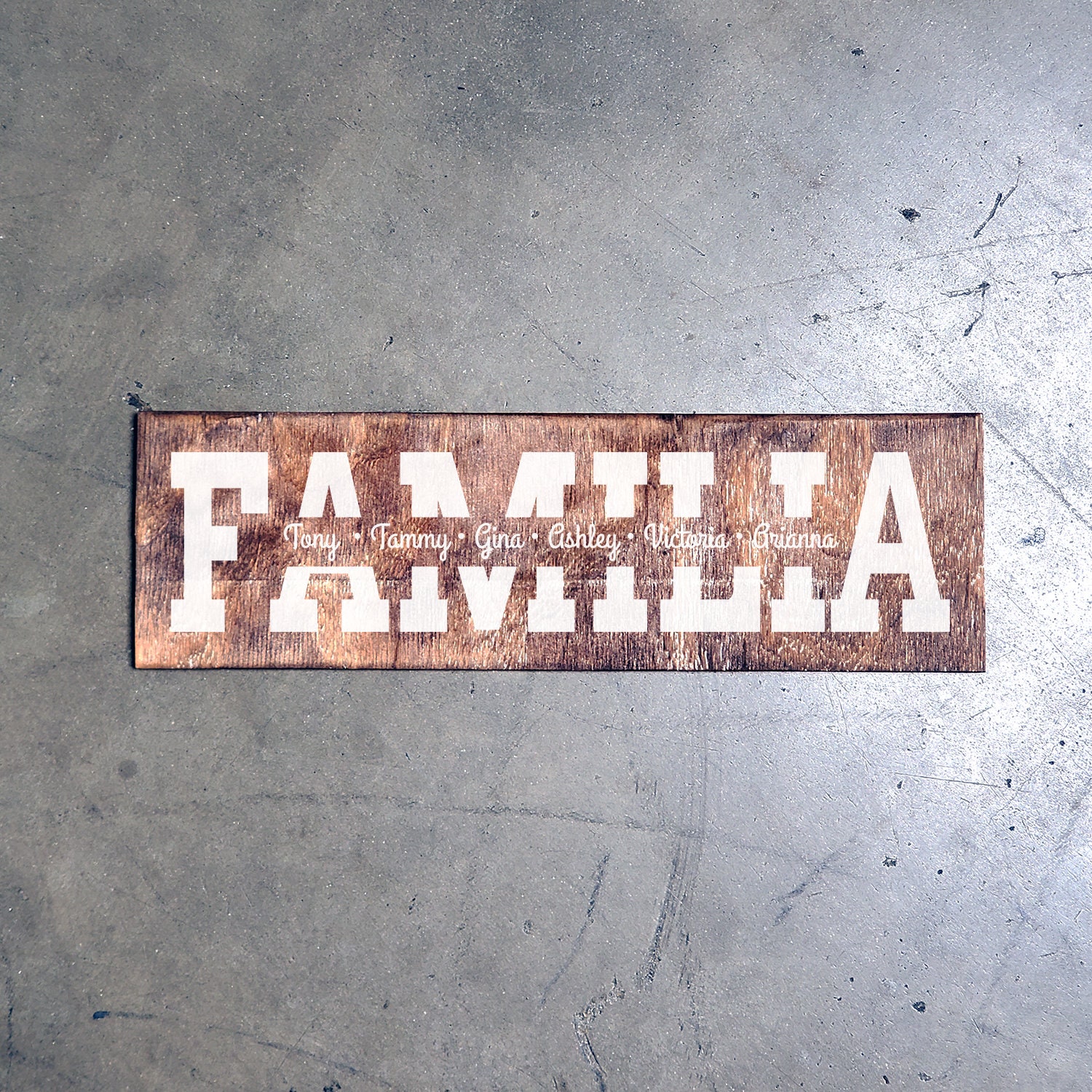 Nombres De Madera Personalizados 