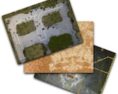 PLAYATS GWS006-R-wh40k Warhaer 40K Battleat, Rubber At, Wasteland - View #2