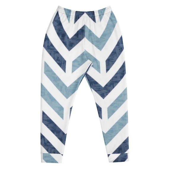 sweatpantsMen's Slim Fit Joggers: Soft Cotton-Feel, Brushed Fleece Interior, Geometric Pattern