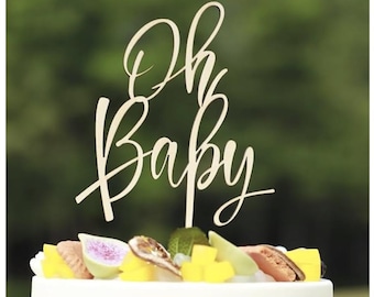 Tarta de pañales totalmente personalizada / Centro de mesa para baby shower hecho a medida / Sweetly Lou's