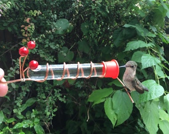 Hat Hummingbird Feeder Etsy