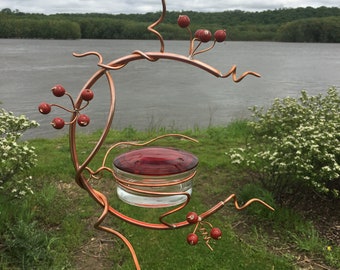 Hat Hummingbird Feeder Etsy