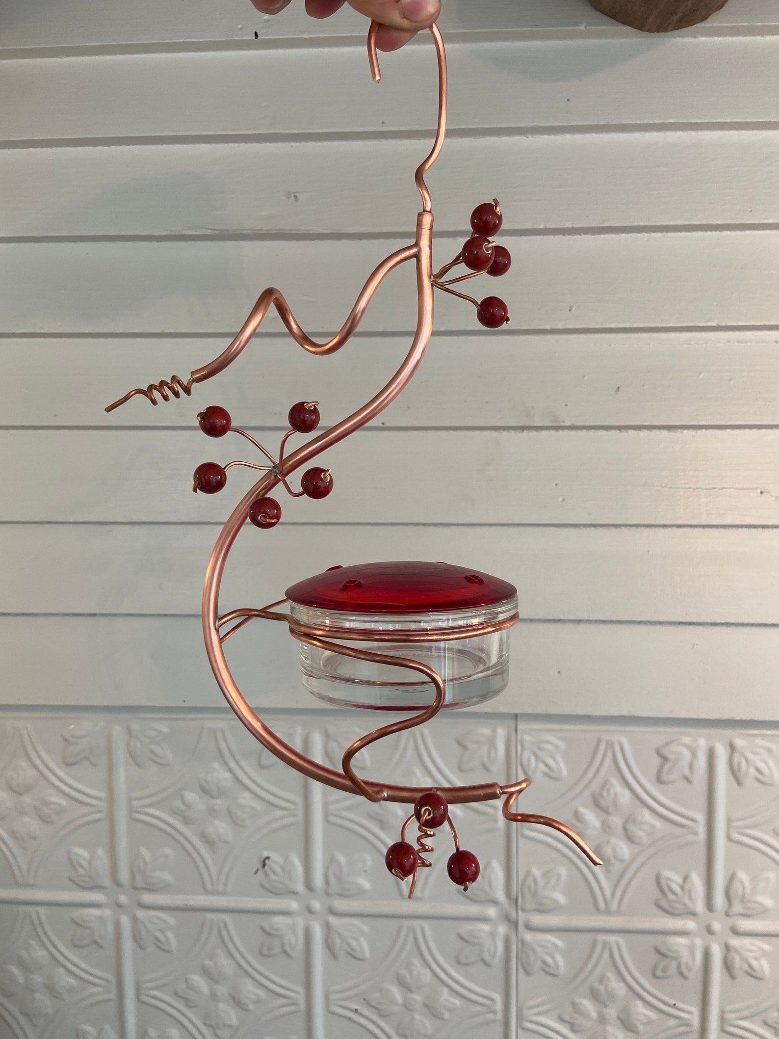 Coppervine Hummingbird Feeder Etsy