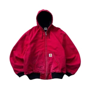 Carhartt Active Jacket Red - Etsy