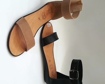 Greek Leather Sandals "cynthia" code #407