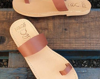 Greek Leather Sandals "theresa" code #107