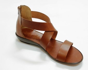 Greek Leather Sandals "charisma" code #400