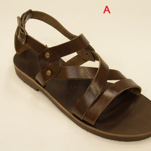Greek Leather Sandals agnes code 137 image 4