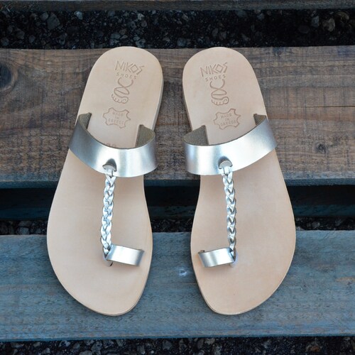 Greek Leather Sandals electra Code 115 - Etsy Canada