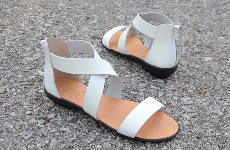 Greek Leather Sandals charisma code 400 image 3