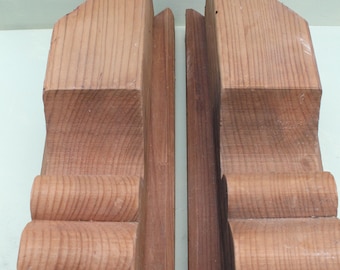 Large Wood Corbels/Brackets- Set of 2