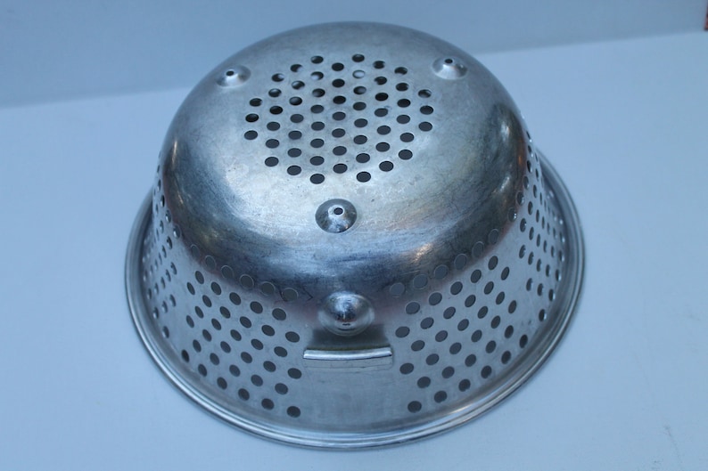 Vintage Farmhouse Aluminum Colander