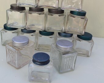 Vintage Ink Bottle Collection- Set of 15- Free Shipping