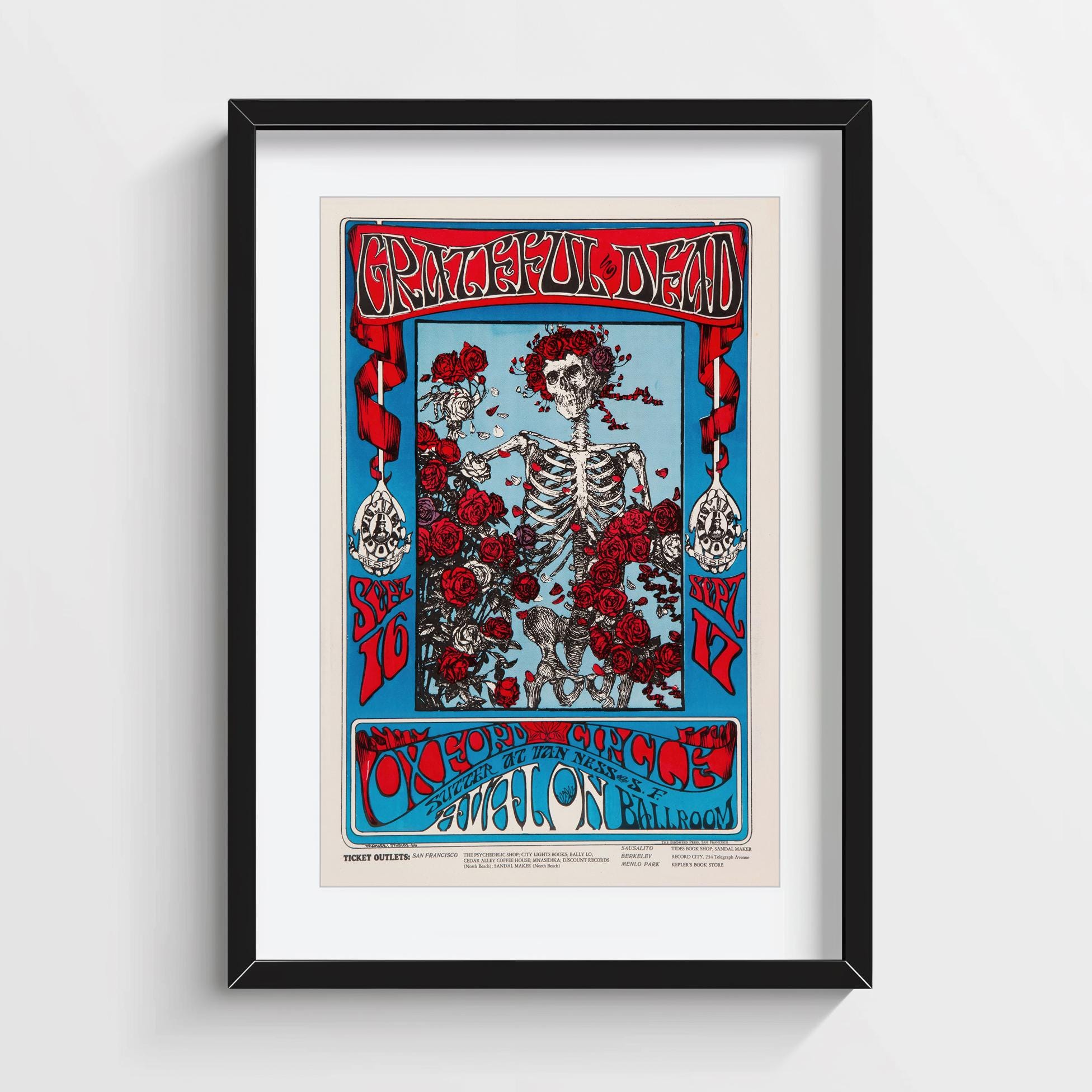 Grateful Dead Vintage Poster - Etsy