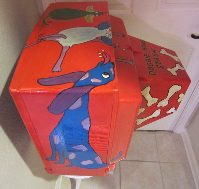 Dog Bed Made From Vintage Repurposed Television Case Etsy