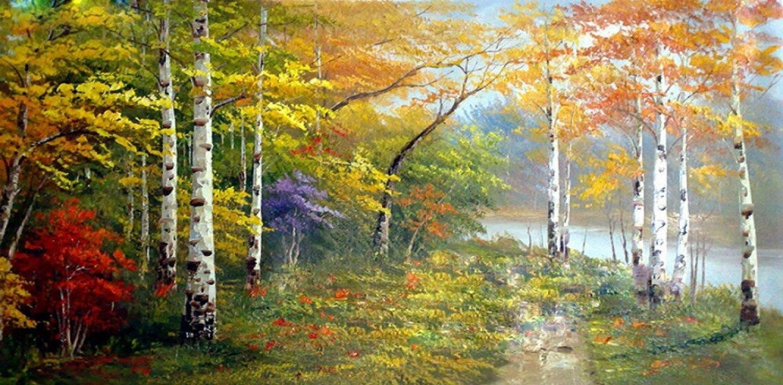 High Quality Oil Painting on Canvas Hand Painted Landscape Art FA178A