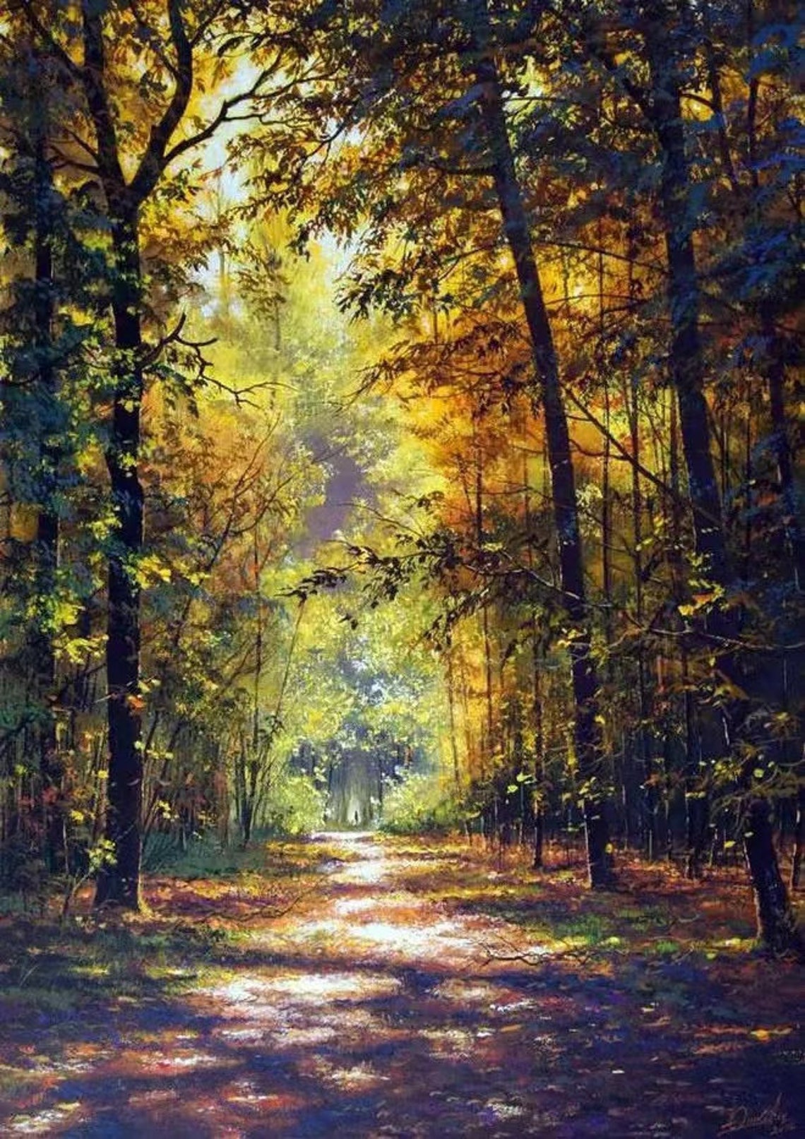 High Quality Landscape Oil Painting on Canvas Hand Painted Art for Home ...