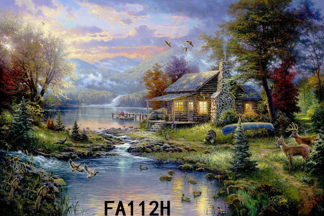 High Quality Oil Painting on Canvas Hand Painted Landscape Art FA112H ...