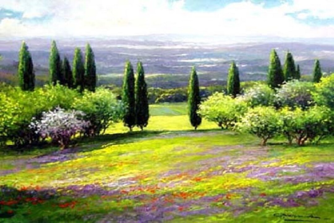 High Quality Landscape Oil Painting on Canvas Hand Painted Art for Home ...