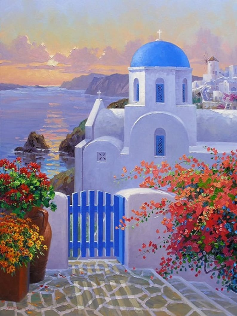 High Quality Landscape Oil Painting on Canvas Hand Painted Art for Home ...