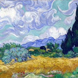 High Quality Landscape Oil Painting Reproduction Of Vincent van Gogh  Van105A