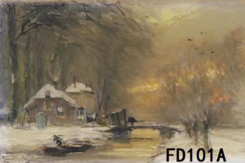 High Quality Oil Painting on Canvas Hand Painted Landscape Art FD101 - Etsy