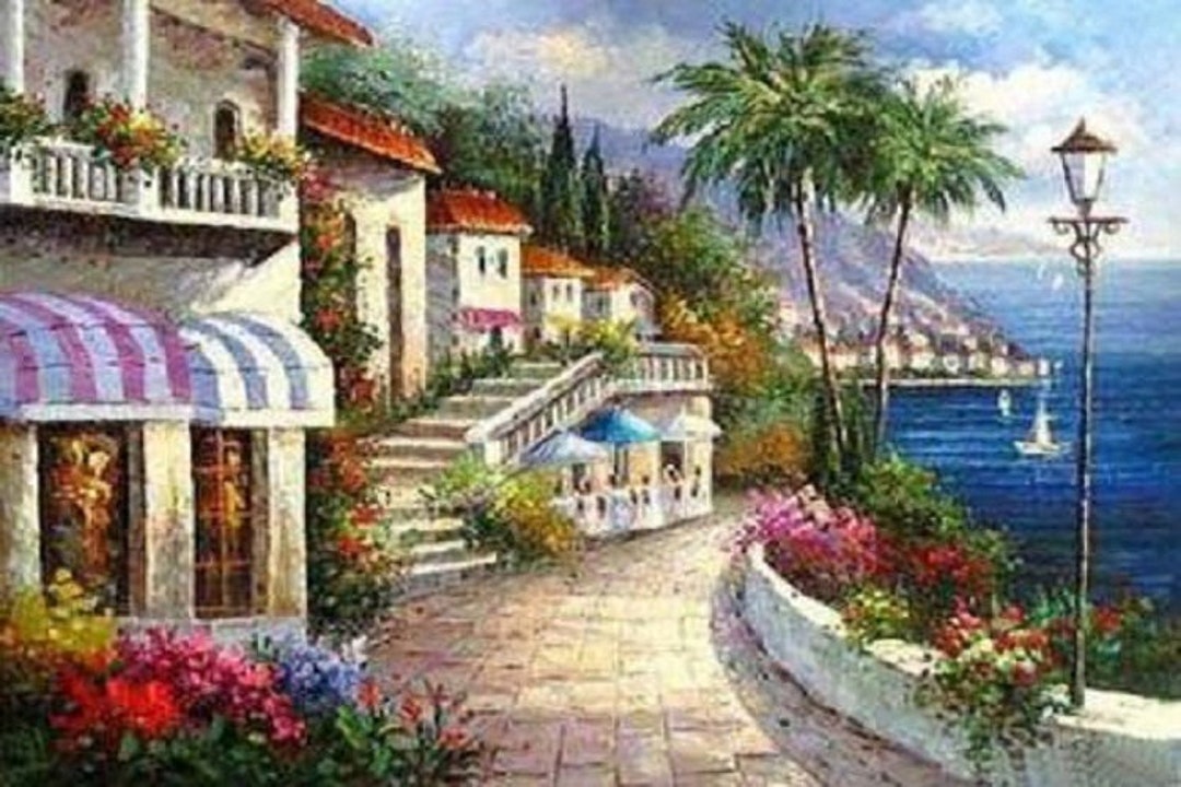 High Quality Oil Painting on Canvas Hand Painted Landscape Art FA155B ...
