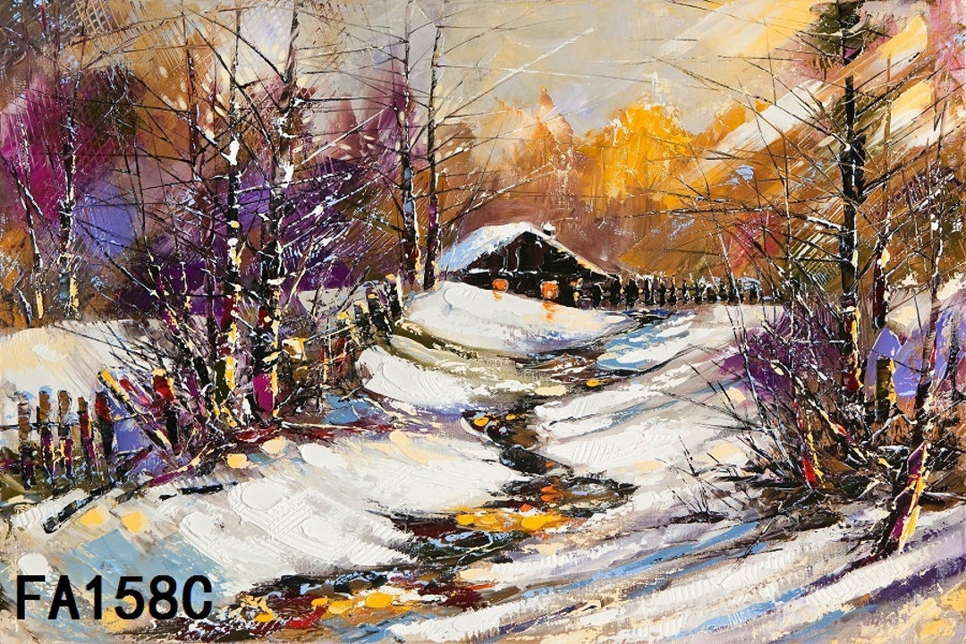 High Quality Oil Painting on Canvas Hand Painted Landscape Art FA158 - Etsy