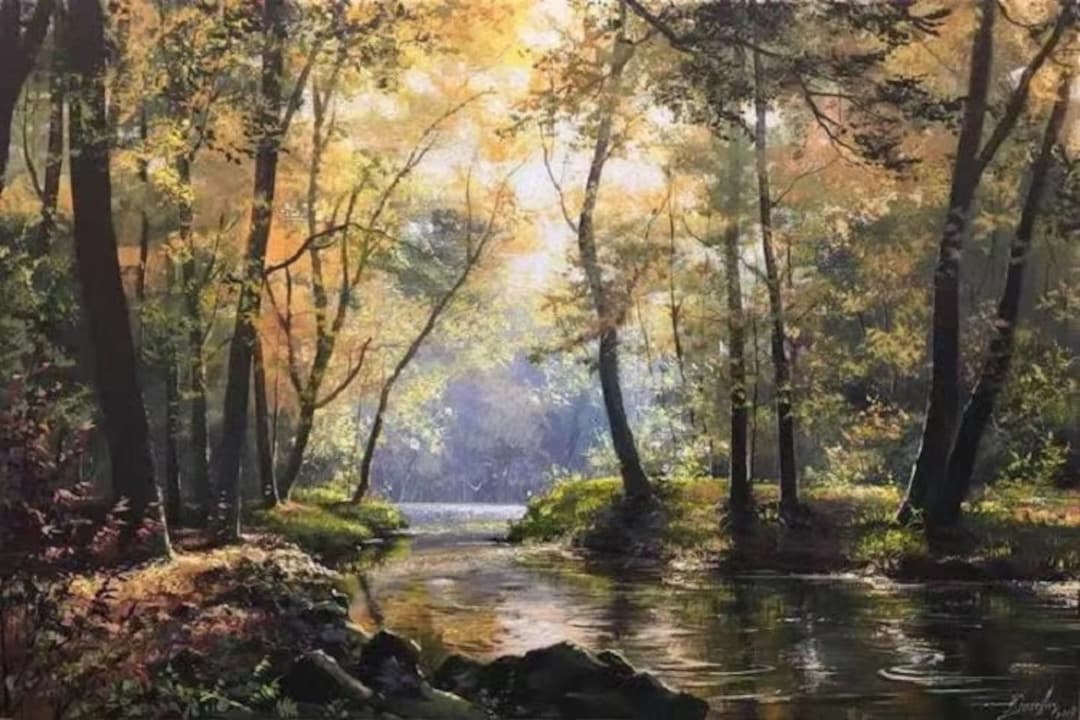 High Quality Landscape Oil Painting on Canvas Hand Painted Art for Home ...
