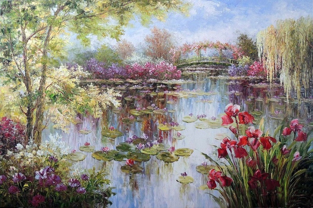 High Quality Landscape Oil Painting on Canvas Hand Painted Art for Home ...