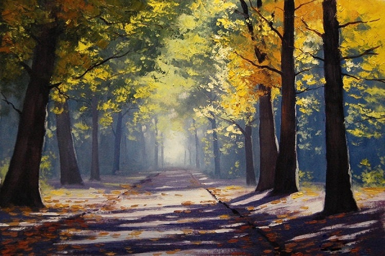 High Quality Oil Painting on Canvas Hand Painted Landscape Art - Etsy