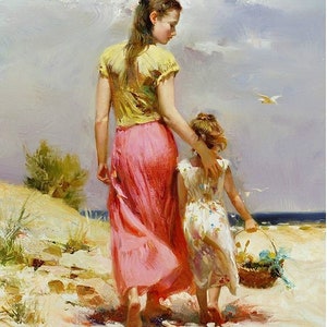 Figure oil painting on canvas modern girl  art for home decor hand painted with High Quality RA115