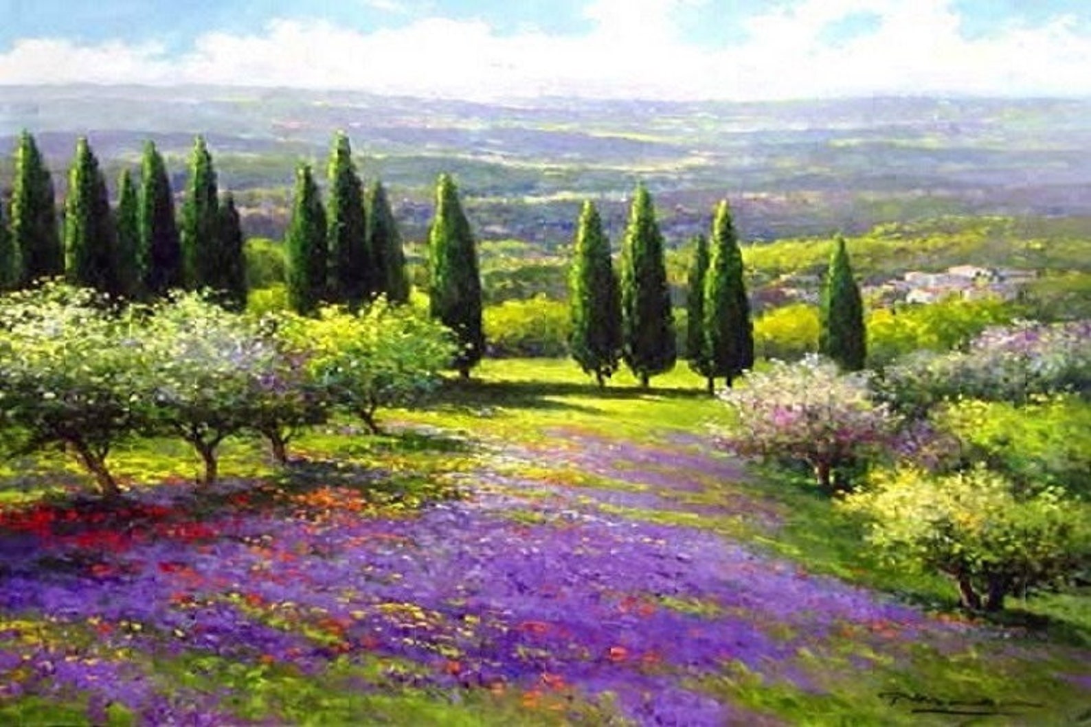 High Quality Landscape Oil Painting on Canvas Hand Painted Art - Etsy