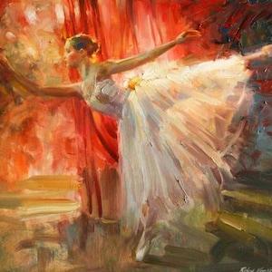 Figure oil painting on canvas modern girl  art for home decor hand painted with High Quality RA012