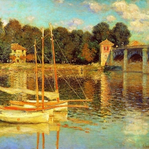 Hochwertige Landschaft Ölgemälde Reproduktion von Claude Monet Mon106B