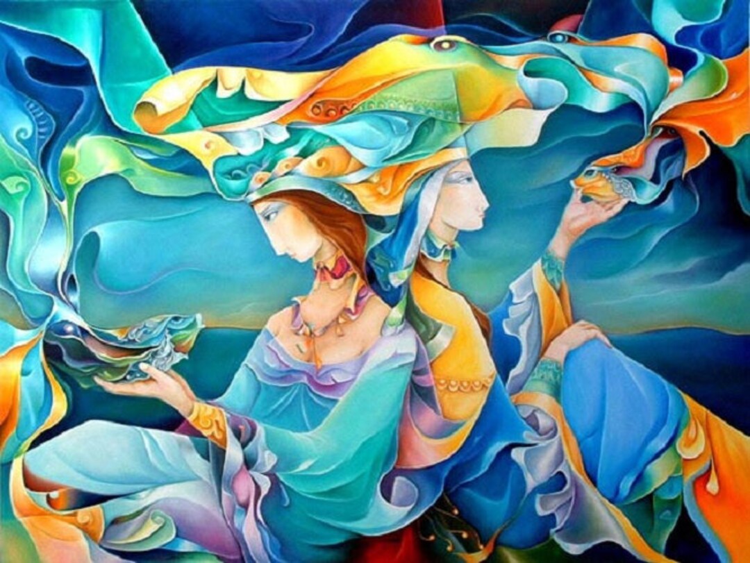 High Quality Figure Oil Painting Hand Painted Modern Art on Etsy