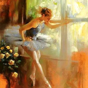 Figure oil painting on canvas modern girl  art for home decor hand painted with High Quality RA227