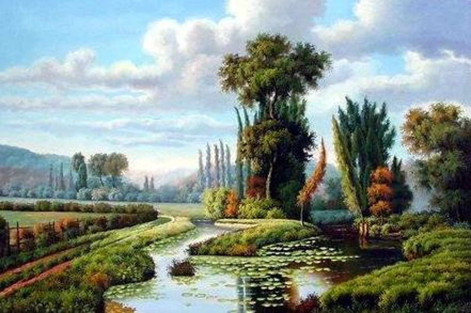 High Quality Landscape Oil Painting on Canvas Hand Painted Art for Home ...