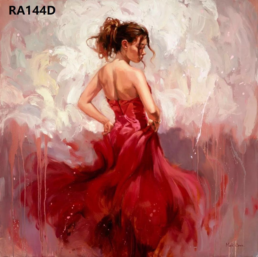 High Quality Oil Painting Hand Painted Modern Girl Art on Etsy