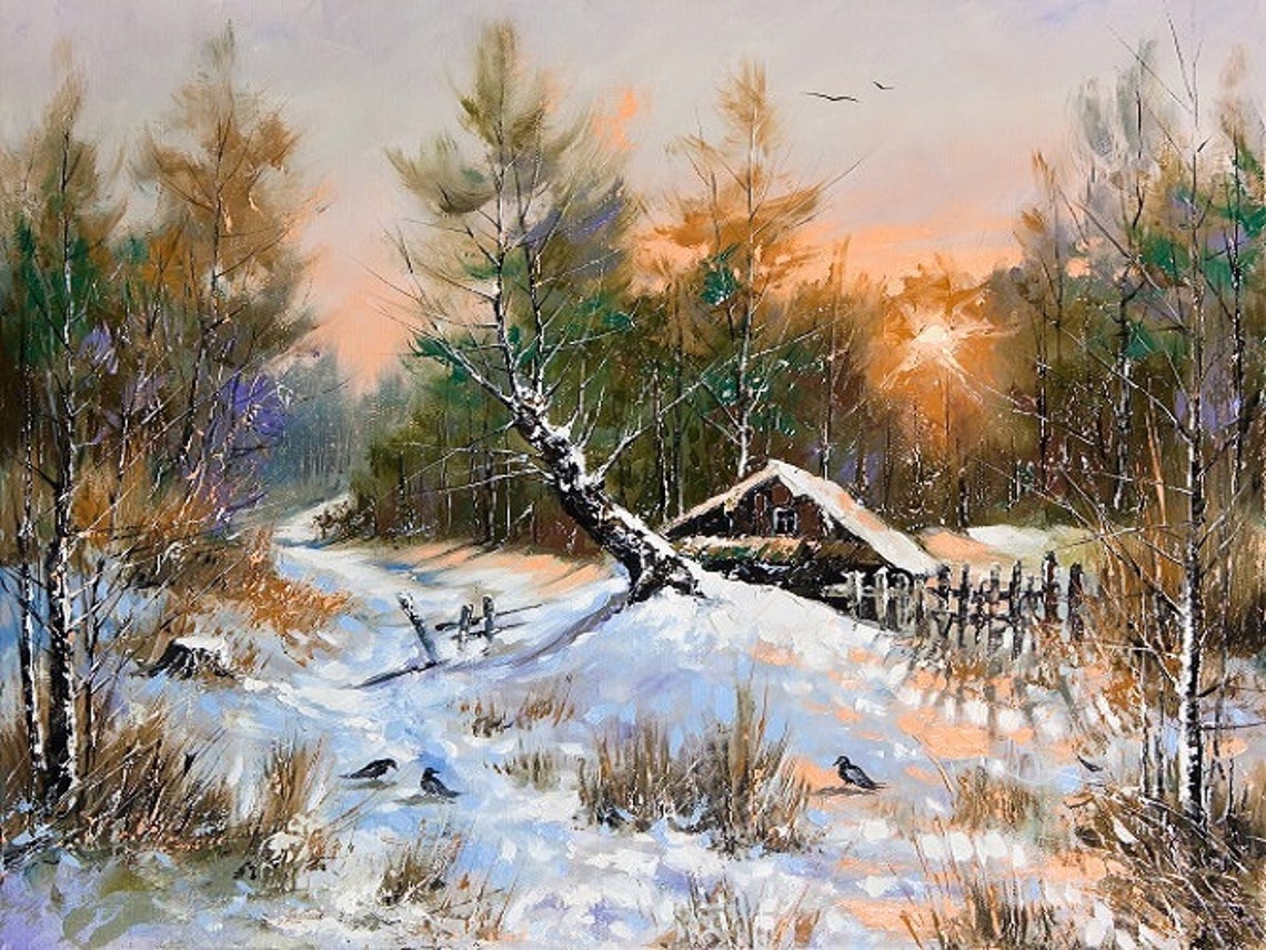 High Quality Landscape Oil Painting on Canvas Hand Painted Art - Etsy