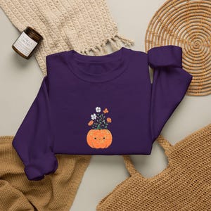 Floral Pumpkin Crewneck sweatshirt