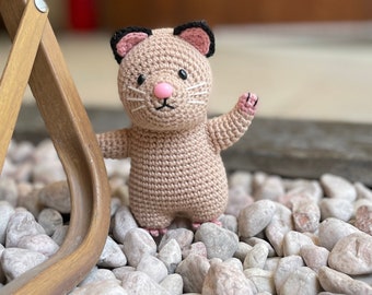 Hamster crochet doll PDF Pattern _ in English