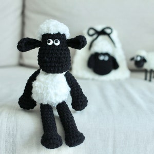 Shaun the sheep crochet & knit doll PDF Pattern _ in English